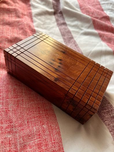 Moroccan Thuya Wood Puzzle Box Medium