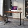 _Electrically height-adjustable desk with collision protection, memory control and soft start / stop function (black) Image 2