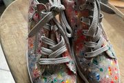 Rieker Ladies Wedge floral runners UK5