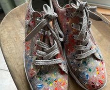 Rieker Ladies Wedge floral runners UK5