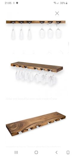 'Tu Las' wine glass rack