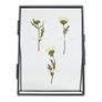 Floral Picture Frame - Black - 18x13.5cm - BRAND NEW - Photos - Flowers - Art Fabric - Pressed Flowers Image 2