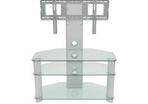 Luxury TV Glass Stand Stylish all-in-one home theatre stand with mounted bracket new in box 32