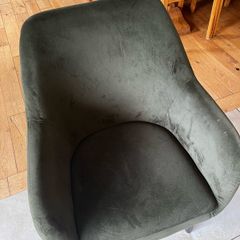 Green Velvet Chair