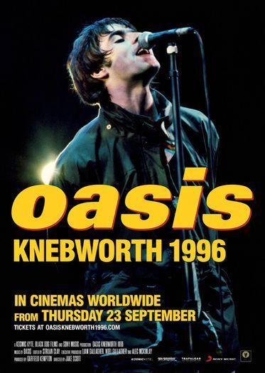 Oasis - Knebworth 1996 - Rare Mini Print/Poster