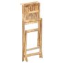 Folding Outdoor Bar Chairs 2 pcs Solid Mango Wood Image 6