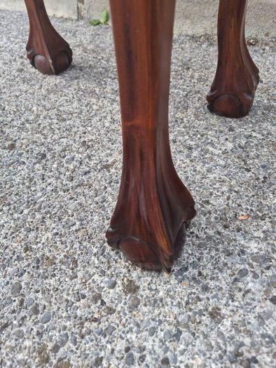 mahogany occasional table