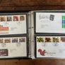Collection of  78 UK First Day Cover stamps 1993 to 1998 in album Image 6