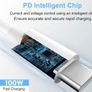 100W USB C to USB C Fast Charging Cable 2M Image 3