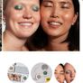 Anam Cosmetics Mara Set - Biodegradable Glitter Eyeshadow COLOUR | Teal & Taupe Image 6