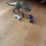 Jurassic World Rebirth Remote Control Track 'n Chomp Dinosaur Distortus Rex Image 4