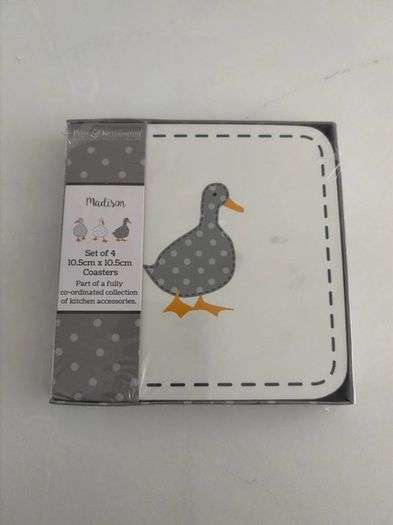 Set of 4 Coasters Brand New