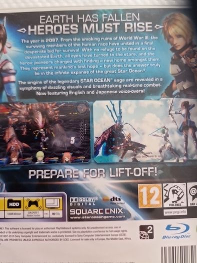 Star Ocean The Last Hope International PlayStation 3 Ps3 Games Original