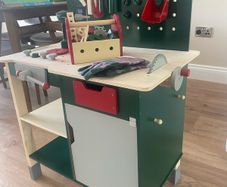 Parkside wooden tool bench
