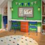 Safety 1st kids pinch-free folding chair 4-pack - Blue Image 2