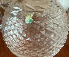 Vintage 1980's Waterford Crystal Glandore Rose Bowl