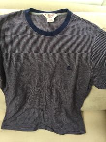 Mens penguin T-shirt stripped size small s