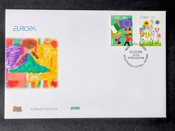 3 x Ireland First Day Covers - 1991 Fishing Fleet, 2006 Europe Flag & 2006 Europa