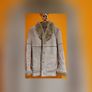 Beige Leather Size Medium NAF NAF Classic Vintage 2000s Ladies Womens naf naf Image 4