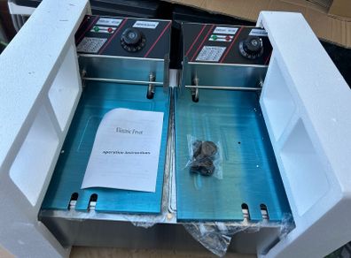 NEW Commercial Electric Deep Fryers 12L 5kw 220v