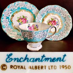 Royal Albert "Enchantment"  Tea Cup Trio Set