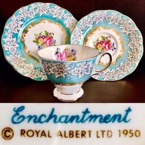 Royal Albert "Enchantment"  Tea Cup Trio Set