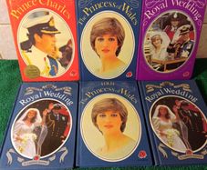 6 Vintage HRH Ladybird Souvenir  Books  /  1980s