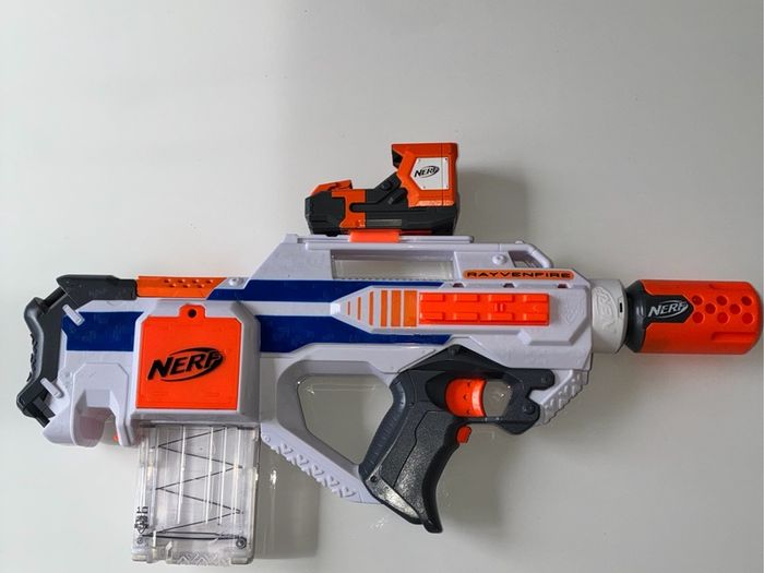 Nerf N Strike Roughcut, Modulus Ironfire, Rayburn Fire Blasters & Slingstryke With Acc