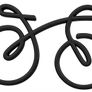 Modern Bicycle Sculpture Unique 3D Printed Home Decor Image 2