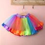 Children's blue,pink,yellow, tulle skirt one size Image 3