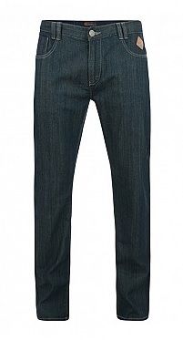 KAM Jeanswear "Stark" Mid Blue Distressed Relaxed Fit Jeans - Size 46R - (Brand New & Tagged)