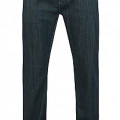 KAM Jeanswear "Stark" Mid Blue Distressed Relaxed Fit Jeans - Size 46R - (Brand New & Tagged)
