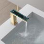 LED Bathroom Faucet, Modern Bathroom Basin Mixer Tap with LED Digital Display Image 8