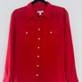 J Crew silk long sleeve blouse Image 2
