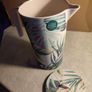 Polynesia Bamboo Water Juice Jug Pitcher AND LID. Image 4