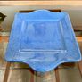 Heavy Moorcroft Blue Tableware Cake Plate circa 1930 Image 2