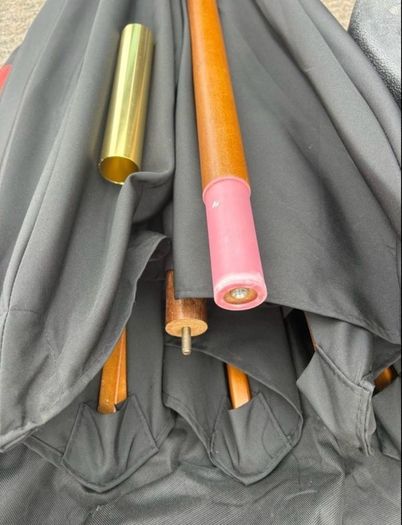 Diameter 3m Solid hardwood Garden Parasol with heavy-duty Base