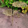 Antique art noveau butterfly brass plant stand Image 3