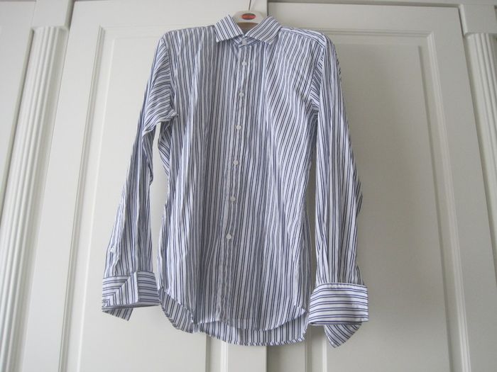 Selection of L/M Mens Striped Long Sleeved Shirts