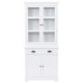 Welsh Dresser with 4 Doors MDF and Pinewood 80x40x180 cm Image 2