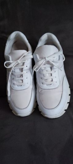 Liviana Conti leather and fabric trainers