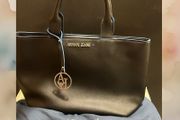 Armani Jeans Black Designer Shoulder Handbag