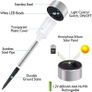 Pack of 10 Solar Powered Stake Lights - LED Garden Outdoor Light, Waterproof Stainless Steel Post Path Lights for Patio Driveway Pathway Walkway Decoration (FREE POSTAGE) Image 4