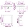 2 in 1 Shower Drain Silver 20 x 20 cm Stainless Steel 304 Image 7