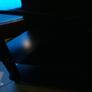 Tapered Tempered Glass TV Table, Width Front 39 Inches, Width Back 23 inches, Depth 16 inches, Height 19.5 inches Image 9