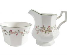 Johnson Brothers "Eternal Beau" Milk Jug and Open Sugar Bowl