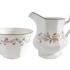 Johnson Brothers "Eternal Beau" Milk Jug and Open Sugar Bowl