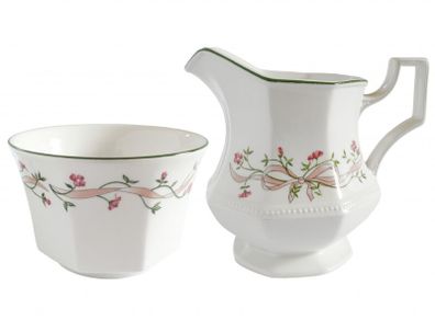 Johnson Brothers "Eternal Beau" Milk Jug and Open Sugar Bowl