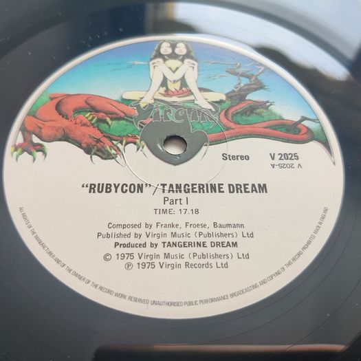 LP Vinyl Records Tangerine Dream - Rubycon