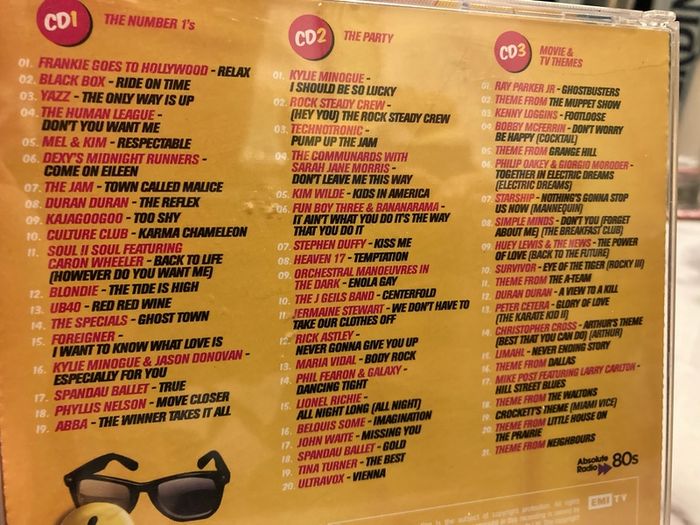 I grew up in the 80s Triple Cd